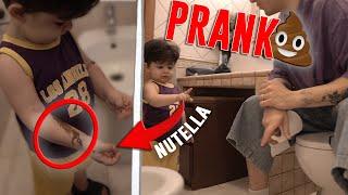 C*CCA SUL BRACCIO (nutella) | PRANK a CICCIO!! *divertente*