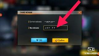 HOW TO  CRATE FREE FIRE NAME WITH SPACE // NAME CHANGE FREE FIRE // JAY FF