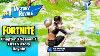 First Victory Royale Chapter 3 Season 1 - Fortnite