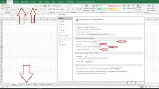 MS Excel  How to Change Default No  of Sheet, Font Size, Style & View