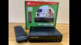 Mediasonic Homeworx HW130STB - OTA Digital Converter Box PVR - Review and Tutorial