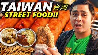 10 Insane Taiwan Street Food in 1 Hour!! Largest and Most Famous Night Market in Taiwan!