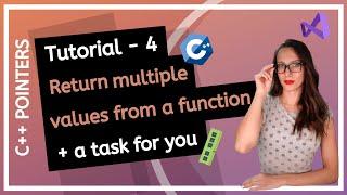 C++ POINTERS (2020) - Return multiple values from a function using pointers? PROGRAMMING TUTORIAL