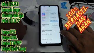 Downgrade Miui 12.5.1 android 11 ke Miui 12.0.7 android 10 | POCO X3 NFC | semua hp xiaomi bisa?