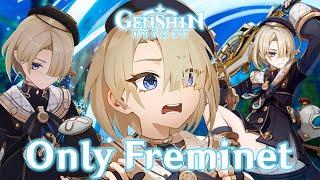 Can You Beat Genshin Impact Using Only Freminet?!