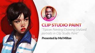 Webinar  – Tips on Painting/Drawing Portraits with Mel Milton