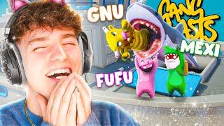 Wir FANGEN die HAIE ein!! | Gang Beasts mit @gnu und @Furdis