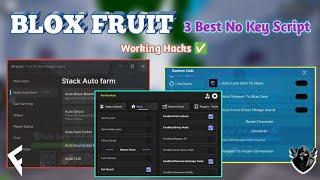 BLOX FRUIT Script Mobile 3 Best Script (NoKey & Showcase) | MIRAGE | V4 Race | AUTO FARM/ CDK & MORE