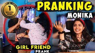 Pranking Actress Monica | Girl Friend Prank | Irfan's View