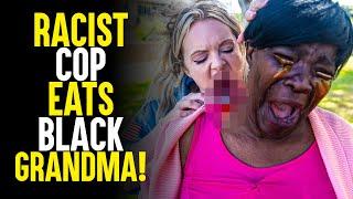 Racist Karen Cop EATS Black Grand Mother! | Sameer Bhavnani