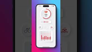 Workout App UI UX Design SwiftUI Xcode mobile programming #shorts #swiftui #swiftuicodes