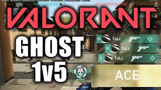 GHOST 1v5 CLUTCH | VALORANT CB HIGHLIGHTS