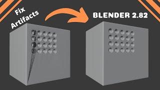 How to fix artifacts in Blender