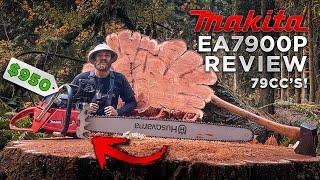 Chainsaw Review! Logging With The Makita 7900P!