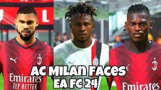 AC Milan Faces and Ratings EA FC 24