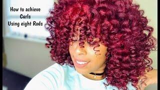 How to achieve curls using only eight perm rods/perm rod cheat