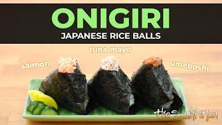 How to Make ONIGIRI (Japanese Rice Balls) - 3 Easy Recipes with The Sushi Man