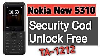 Nokia New 5310 (TA-1212) Security Cod  Unlock  Easy method With Miracle crack 2.82.