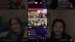 Haider Shah Tiktok Live Today Vs Saleena & Nouman