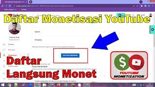 Cara Daftar Monetisasi YouTube 2024