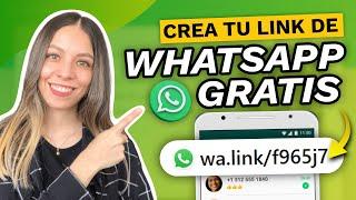 COMO CREAR UN LINK DE WHATSAPP GRATIS 2024 