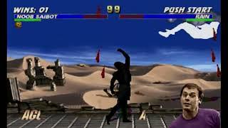 Mortal Kombat Trilogy Sega Saturn Noob Saibot Warrior Tower Playthrough