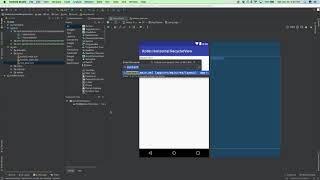 Android Kotlin Horizontal RecyclerView Tutorial