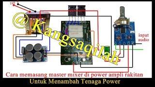 Cara Pasang Master Mixer Di Power Ampli