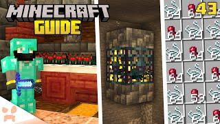 How To Build A DOUBLE CAVE SPIDER XP FARM In Minecraft 1.21!