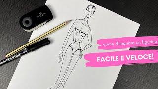 Come disegnare un figurino di moda