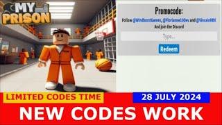 *NEW CODES* My Prison ROBLOX | LIMITED CODES TIME | JULY 28, 2024