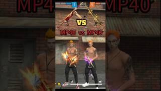 free fire mp40- bloody gold vs lightning strike which is the best mp40 skin #youtubeshorts #mp40