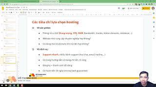 Bài 8: Các tiêu chí chọn hosting chất lượng để không phải đổi nhà cung cấp