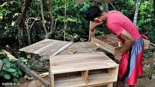 membuat meja rias minimalis kayu jati