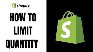 How to limit quantity on shopify ll Limit shopify order quantity (2023)