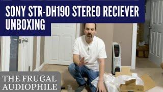 Sony STR DH190 Stereo Receiver Unboxing