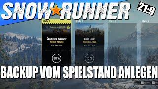 GUIDE: Backup vom Spielstand anlegen / Savegame Location (PC Version only)  SNOWRUNNER Deutsch