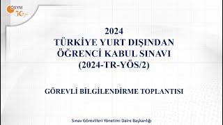 2024 TR YÖS 2 Görevli Eğitim Sunumu