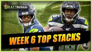DRAFTKINGS WEEK 6 -- The 5 stacks you MUST PLAY in NFL DFS tournaments
