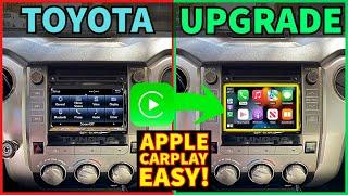 HOW TO Install CarPlay In Toyota (Keep ORIGINAL Screen!) (2023)