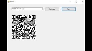 Generate QR Code in C# code