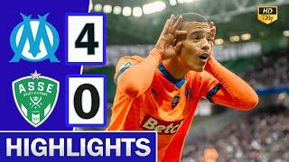 Marseille vs Saint Etienne 4-0 Hіghlіghts & All Goals 2024 Greenwood Amazing Goal 