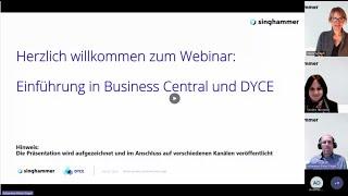 Einführung in Business Central und DYCE    Webinar vom 28 02 2024