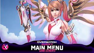 Rose Gold Pink Mercy | Overwatch 2 S11 Main Menu Music