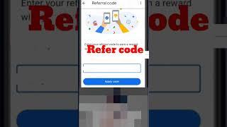 Google pay refer code kaise dale 2024 | Google pay me referral code kaise use kare  #gpay