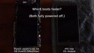 Librem 5 vs Android -- Which boots faster?