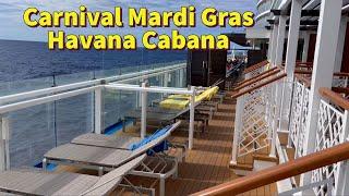 Carnival Mardi Gras Havana Cabana | Room Walk-through | Cruise Ship