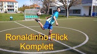 Wie Ronaldinho Flick Up Catch #Heel Rainbow machen Tutorial /Kompletter Ronaldinho Trick