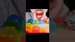 ASMR RAINBOW POP IT, FROZEN NIK-L-NIP, KOHAKUTO 무지개 팝잇, 무지개 코하쿠토 닉클립 #shorts #mukbang #asmr #food