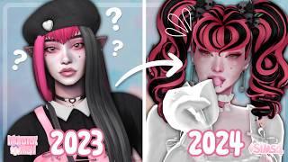 Giving my OLD sims MAKEOVERS / Sims 4 CAS Challenge